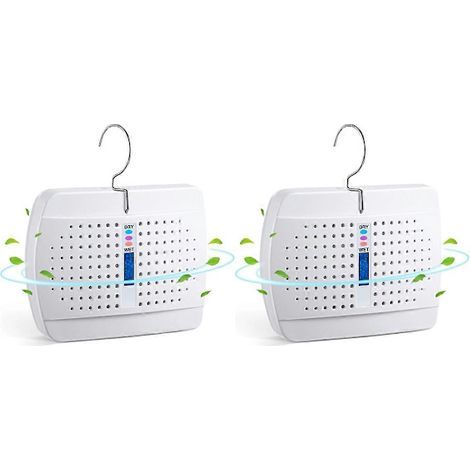 Kleiner, wiederaufladbarer Luftentfeuchter, europäischer Stecker, 2er-Pack