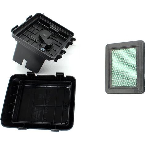 Jardiaffaires – Boîtier filtre à air complet pour Honda GCV135, GCV160, GCV190 – Fixation à 2 ou 3 trous – Support et filtre inclus