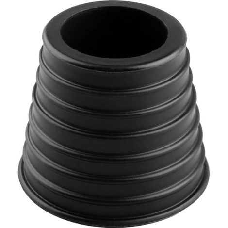 Konischer Schirmkeil 3,8 cm – Gummistopfen für Tischlöcher, Einsatzring für Terrasse und Garten, schwarz