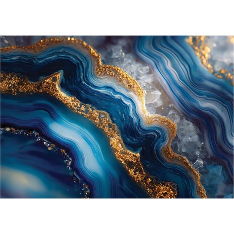 Moderne Fototapete Marmor Abstrakt – Großformat Wandtapete 250x175 cm – Design für Wohnzimmer & Schlafzimmer