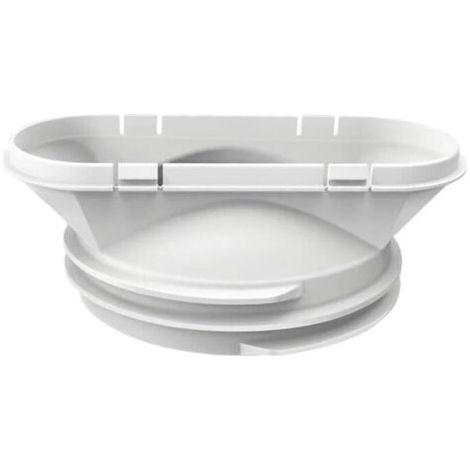 Adattatore per tubo di scarico per unità di climatizzazione, connessione per finestra per unità di climatizzazione portatile, compatibile con tubi ABS da 5,9 pollici/5 pollici, connessione di scarico (1/4)