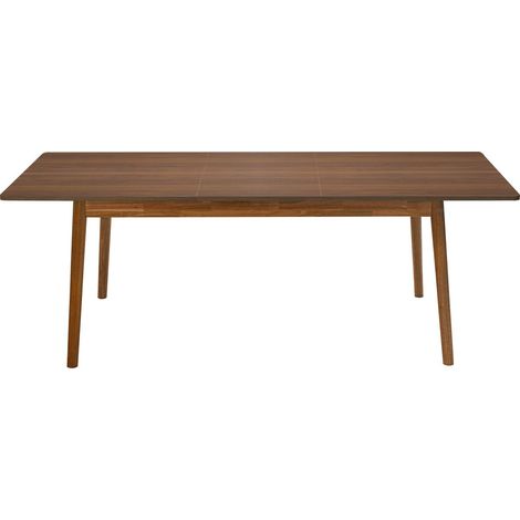 Tavolo da pranzo allungabile in legno 160/210 cm "Prisma" - 8 posti - Marrone (1/5)