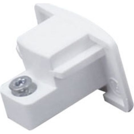 embout de fermeture gb 41 - pour rail 1 allumage aric 029 - blanc - aric 1657