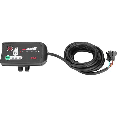 Display LED per bici elettrica, pannello di visualizzazione LED790 impermeabile per bici elettrica da 24 V per controller KT (24 V)