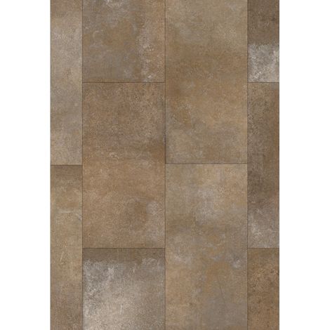 Mexen Silber Braun Muster Vinylboden 610 x 305 mm SPC 6,5 mm, IPEX Unterlage 1,5 mm, 4 V-Fuge, Ziegel - F1160-S (1/2)
