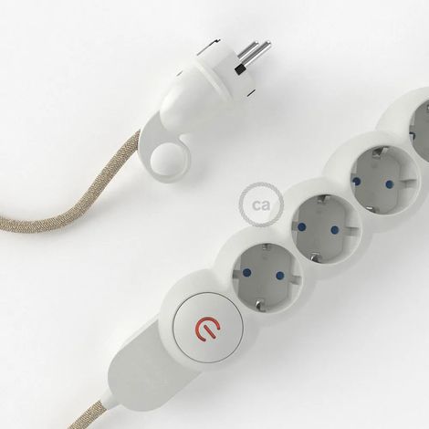 Rallonge électrique Creative Cables m1t4b05rn01 câble lin 5 m (1/3)