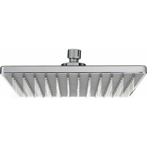 SHINING HOUSE 8" quadratischer Regenduschkopf, verstellbar G1/2, poliertes Chrom (1/5)