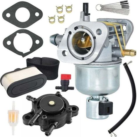 Vergaser kompatibel mit Vergaser 15004-0818 mit Luftfilter und Kraftstoffpumpe für Kawasaki-Motoren FS481V FH580V FS541V FR600V FS600V 15004-0827 15004-0822 15004-7060 15004-7053