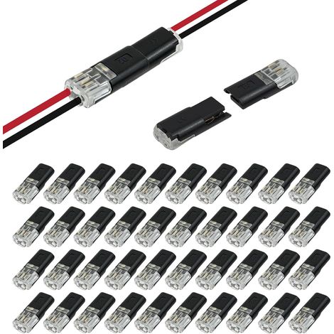 40 Pièces Connecteur Etanche 2 Fils 12v Etanche Connecteurs Electrique (1/5)