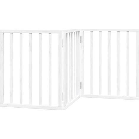 Barrière pour chien pliable 3 panneaux 150 cm bois de peuplier (1/5)