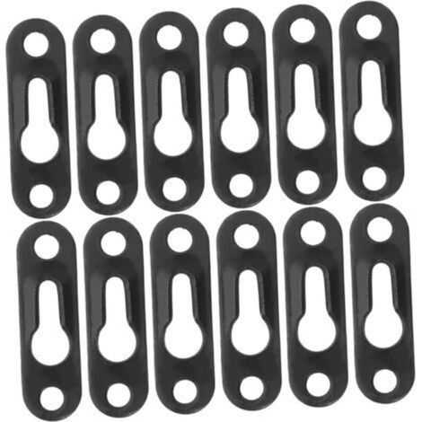 50-Piece Metal Hook Kit for Wall-Mounted Photo Frames, Sturdy Brackets with Screws, Secure Fixing for Home, Office, Gallery, Frame Fall Prevention (1/5)