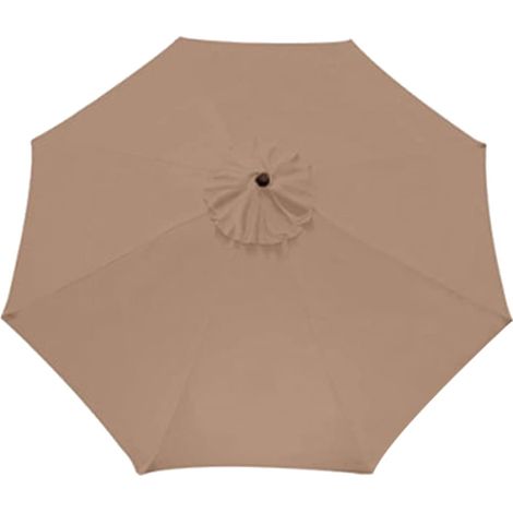 Toile de rechange ronde pour parasol à 8 bras - Protection contre la pluie - Accessoire de jardin (1/5)