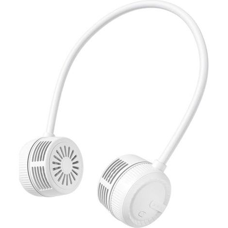 Ventilateur Personnel Sans Pales Ventilateur Portable 3 Vitesses pour Sports de Plein Air et Voyages Pratique et Sécurisé