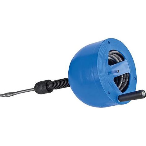 déboucheur à spirale flexible avec tete de massue et mandrin lg 9500 mm - diam 10 mm
