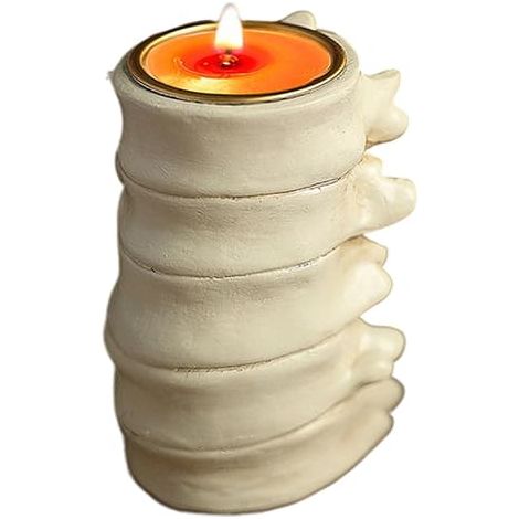 Décoration de bougie d'Halloween en forme de cœur ou de squelette (format A3) (1/5)