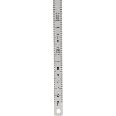 Lineal Wilmart flexibel Edelstahl 15 cm blendfrei