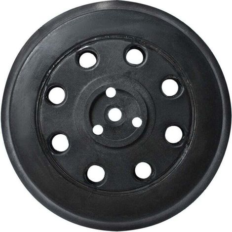 Enowelir Plateau De Ponçage Dur Ø 125 Mm Compatible Bosch PEX 12 125 400 A Support Rond 8 Trous (1/4)