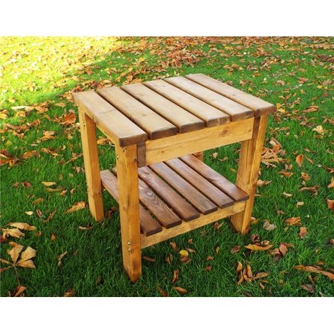 Charles Taylor Wooden Garden Companion Side Coffee Table (1/4)
