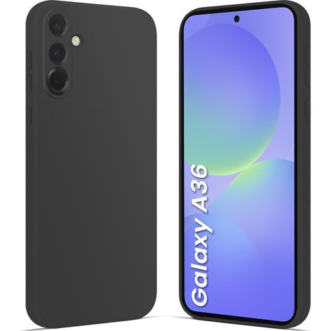 Schutzhülle für Samsung Galaxy A36 5G, Silikon Lite, Schwarz (1/5)