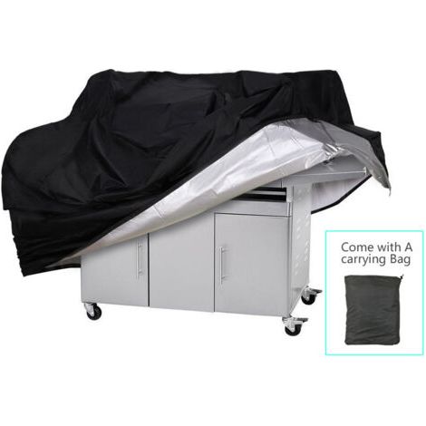Green Mobility-Housse imperméable pour barbecue, housse de barbecue résistante aux UV, durable et pratique, résistante aux déchirures, housse de barbecue noire,(170X61X117CM) (1/4)