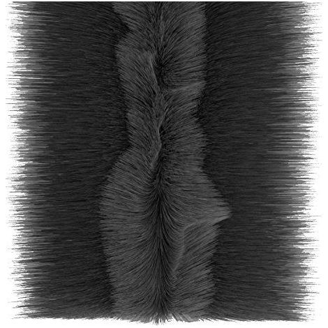 Stormguard 05 Am054007mbl Lot de 2 porte de garage Brosse a poils Bourrelet d'etancheite, Noir, 7 m
