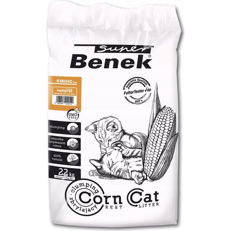 Lettiera di mais naturale Super Benek 35l / 22kg (1/4)