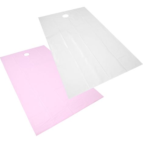 Draps de salon de beauté avec trou pour respirer le visage, housse de table de soins SPA, fournitures de massage (blanc rose) (1/5)