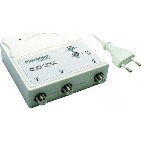 Amplificateur d'antenne de télévision intérieure pour métronic terrestre numérique