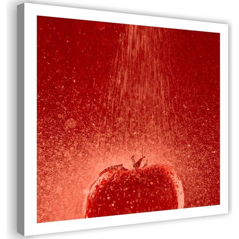 Tableau décoratif Tomates rouges à l'eau 40x40 (1/5)