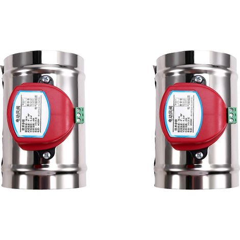 Clapet anti-retour électrique motorisé en acier inoxydable 2 x 220 V, pour tuyau de 100 mm (4 pouces). (1/5)