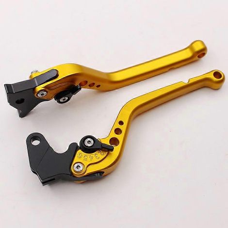 Suitable for Yamaha Feizhi 150 Tianjian King 250 YBR125 Tianjun 125 modified brake horn handle handlebar( Golden 2) (1/5)