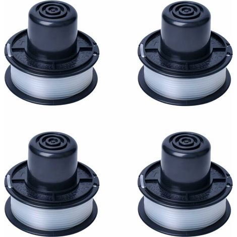 Spule und Faden für Black+Decker Rasentrimmer. Ersetzt die Spulen GL250, GL310 und GL360. Freischneider-Aufsatz (4er-Packung) (1/5)