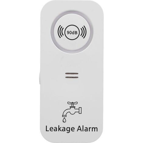 Capteur de Fuite d'Eau IP66 Résistant 90dB - Détecteur Fuite Robinet Salle de Bain Lave-Linge