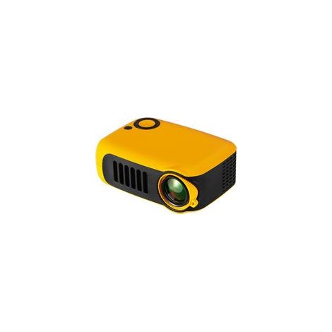 Mini projecteur portable, projecteur home cinéma compatible avec les batteries externes, (1/5)