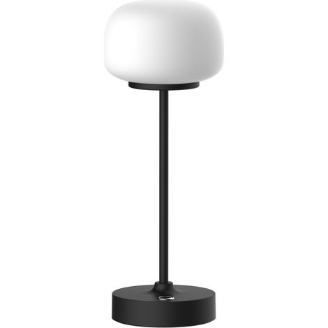Lampada da tavolo LED 2W Polux Rimini USB-C nera 2700K (1/3)