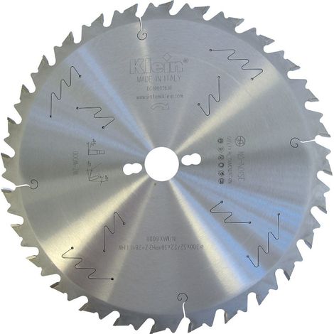 Lama circolare universale HW e per multilame D=550, d=30, B/c=4.2/3.0, Z (Nr. denti)=48, Fori trasc.=PH01 DC550.04430 KLEIN (1/4)
