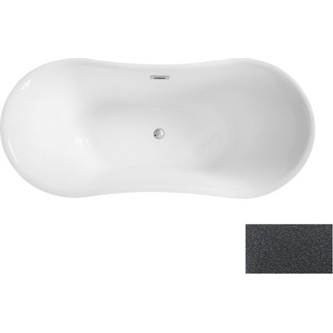Baignoire îlot AMBER GLAM GRAPHITE 170 x 80 cm