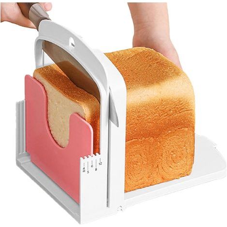Trancheuse À Pain Manuelle - Trancheur à Pain Manuel Pliable avec Support Outil de Cuisine pour Toast et Sandwich, Cutter pour Tranches de (1/5)