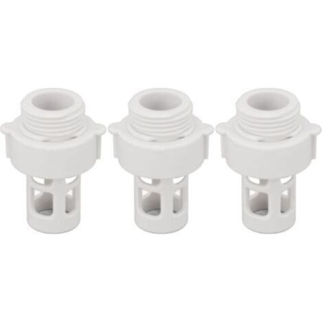 Connecteur de vidange pour tuyau de piscine, 3 pièces, adaptateur de tuyau, bouchon de vidange pour piscines rondes Intex 10184, filetage 25 mm (1/4)