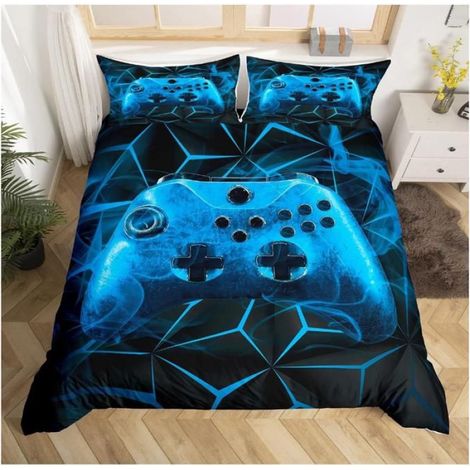 Jeux pour Garçons Housse de Couette 200x200cm Game literie Set Adolescents Teen Game Controller Housse de Couette Set - WIU (1/4)