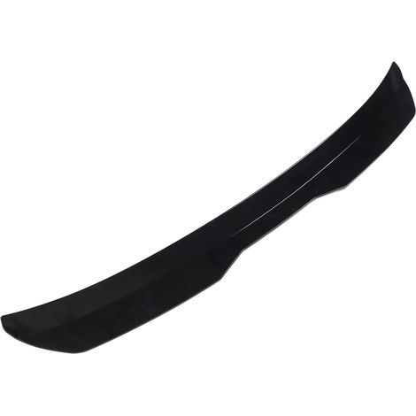 Deflecteur de vitre arrière toit becquet spoiler universel réduction résistance garniture moulure lèvre supérieure noir brillant (1/5)