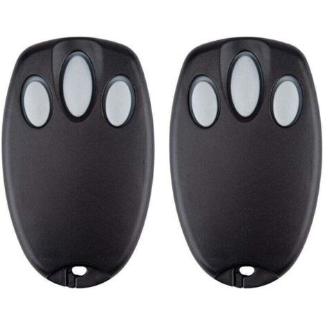Lot de 2 émetteurs de porte de garage portatifs de remplacement pour Chamberlain Liftmaster Motorlift 94335E 84335E ML700 ML500 ML850 Merlin+ C945 C840 Security+ 433,92 MHz