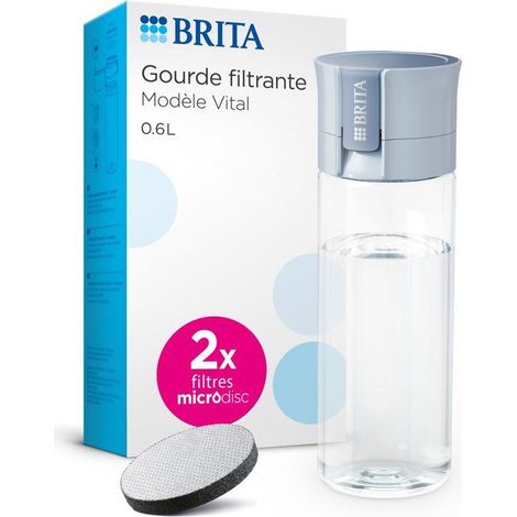 Brita Fill&Go Botella filtrante Azul claro 0,6 L (1/3)