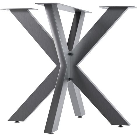 Pieds de table Biloxi Acier inoxydable 85x85 cm