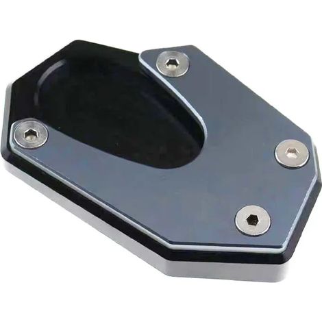 Béquille latérale (Gris, sans logo) compatible avec Suzuki V-Strom 800 DE (2023) - Extension de béquille latérale - Support maxpower (1/4)