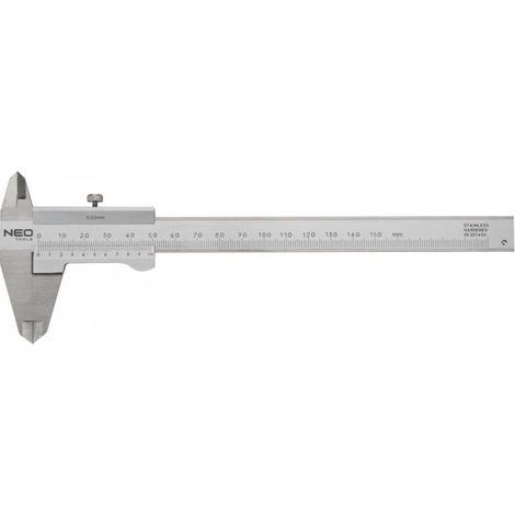 Calibro DIN NEO TOOLS 150mm, acciaio inossidabile - misurazione precisa (1/2)