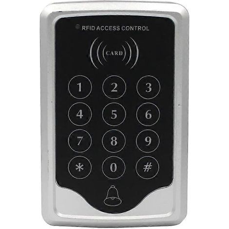 Lecteur de cartes 125 kHz pour 1000 utilisateurs, contrôleur d'accès autonome, panneau numérique, serrure électronique, lecteur de porte intelligent, clavier C10D (1/5)