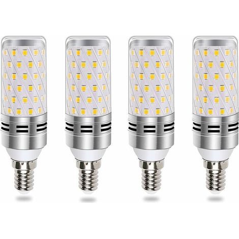 Lampadina LED E14 da 16W, luce bianca fredda 6000K – Equivalente a una lampadina alogena, angolo del fascio luminoso di 360°, luce a forma di candela per lampadari – Confezione da 1
