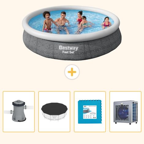 Bestway Bestway Fast Set Ronde - 366x76 cm - 5-pièces S290 (1/5)