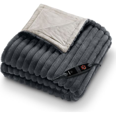 Beurer HD 82 Stockholm Azul claro, Gris Oscuro Terciopelo (1/5)